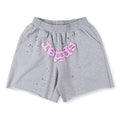 Sp5der OG Web Logo Sweat Short Heather