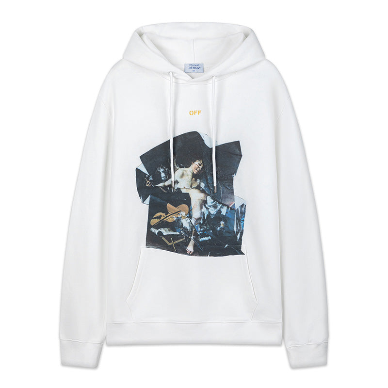 Off-White Graphic-Print  Hoodies
