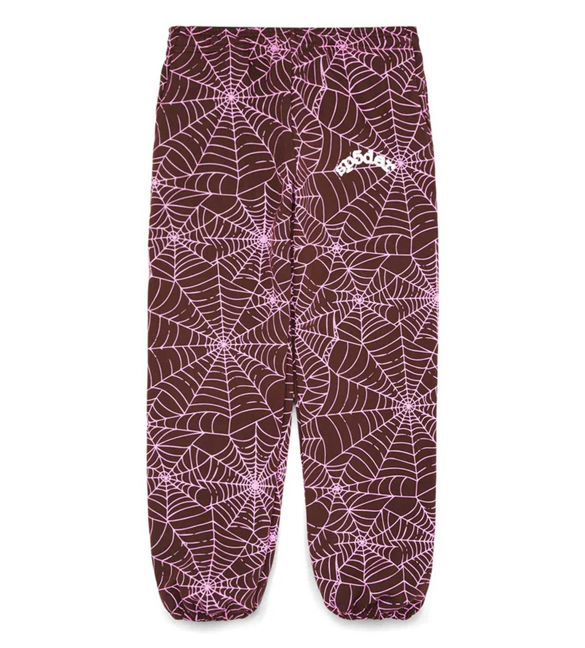 Sp5der AOP Sweatpants Brown/Pink